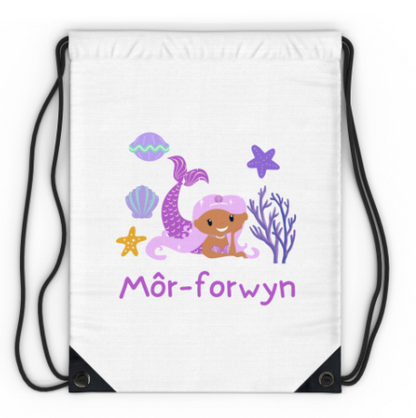 Mor-forwyn Gym Bag (Purple)