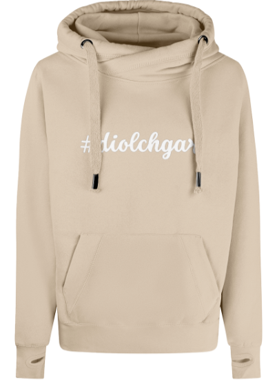 #diolchgar Premium Cross-neck Hoodie