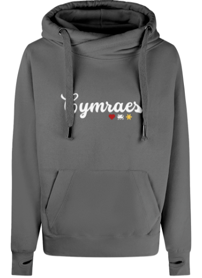 Cymraes Premium Cross-neck Hoodie