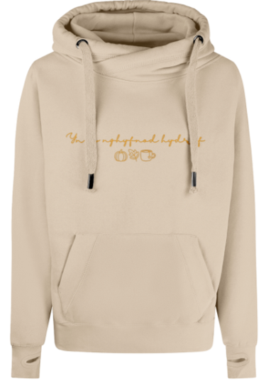 Yn Fy Nghyfnod Hydref Embroidered Hoodie - Welsh Women's Clothing