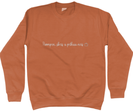 Pwmpen, sbeis a pethau neis Embroidered Sweatshirt