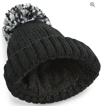 gorjys! Embroidered PomPom Beanie Hat