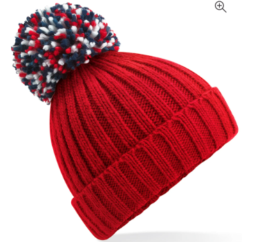 gorjys! Embroidered PomPom Beanie Hat