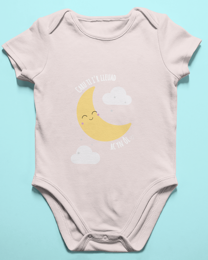 'Caru ti i'r lleuad' Welsh Babygrow