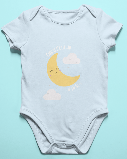 'Caru ti i'r lleuad' Welsh Babygrow