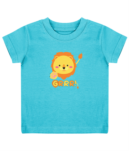 Grrr! Lion Welsh Language Child's T-Shirt | Welsh Children's Clothes