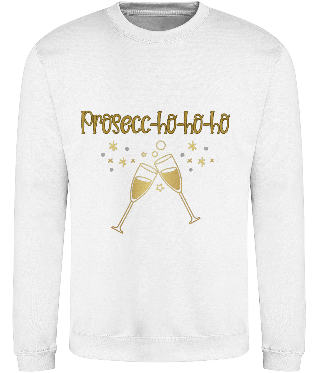 Prosecc-ho-ho-ho - Welsh Christmas Sweatshirt