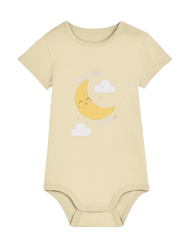 'Caru ti i'r lleuad' Welsh Babygrow