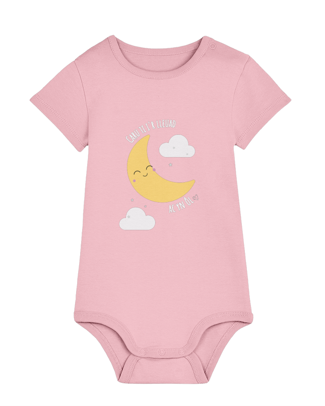 'Caru ti i'r lleuad' Welsh Babygrow