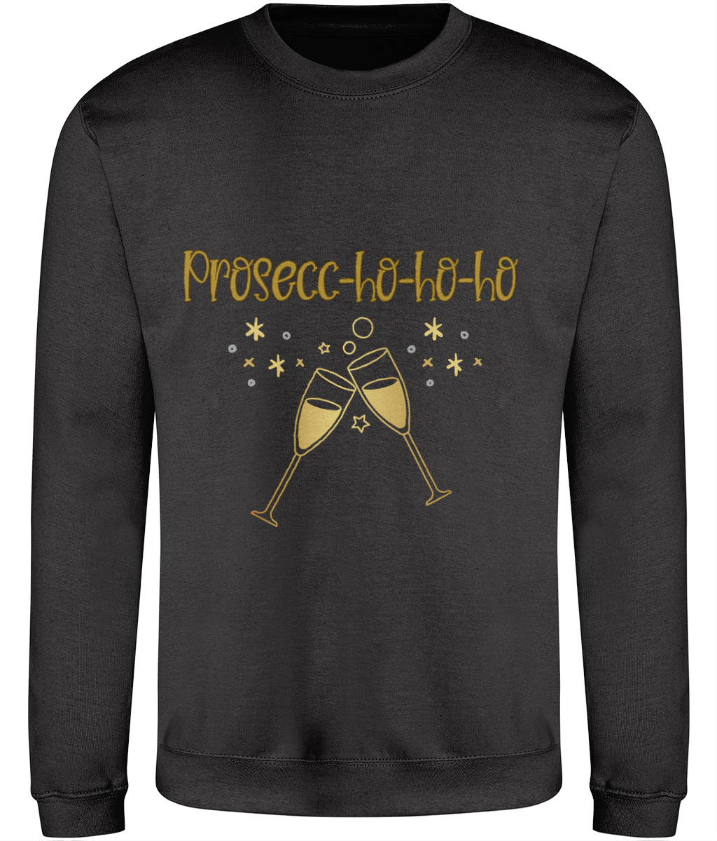 Prosecc-ho-ho-ho - Welsh Christmas Sweatshirt