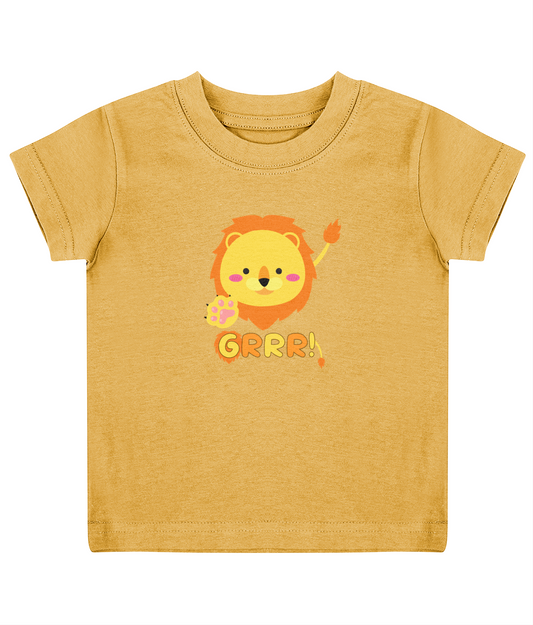 Grrr! Lion Welsh Language Child's T-Shirt | Welsh Children's Clothes