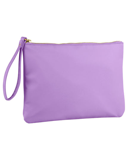 lilac waterproof bag with zip and handle