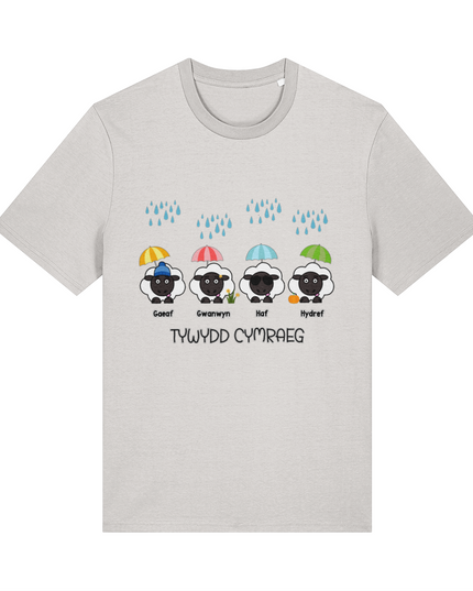 Tywydd Cymraeg Printed Adult T-Shirt