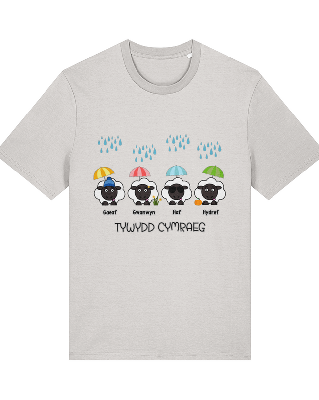 Tywydd Cymraeg Printed Adult T-Shirt