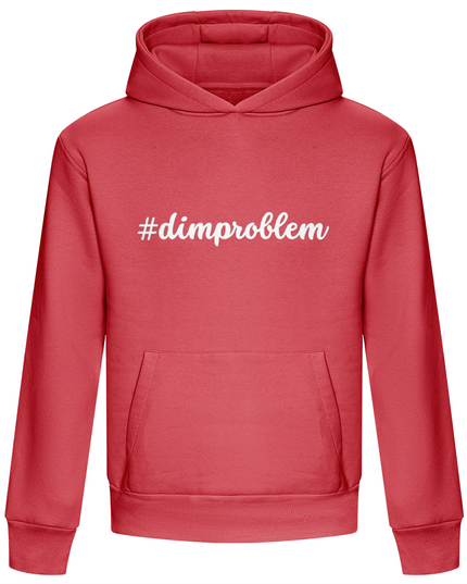 #dimproblem Unisex Embroidered Premium Hoodie - Welsh Adult Clothing