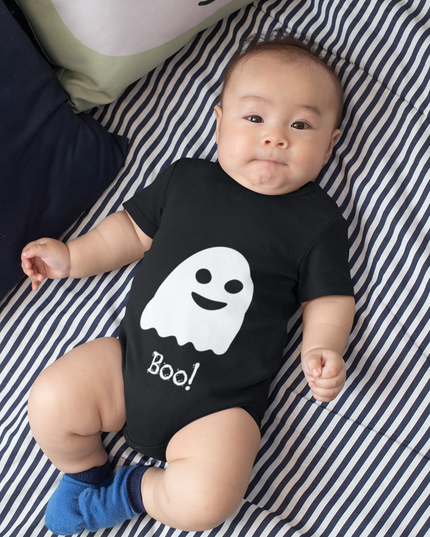 Boo! Ysbryd Welsh language Bodysuit | Welsh Babygrow