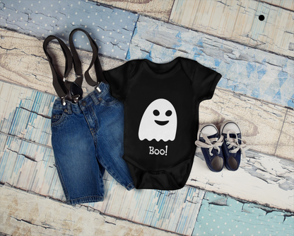 Ystyr geiriau: Boo! Ysbryd Welsh language Bodysuit | Babi Cymreig
