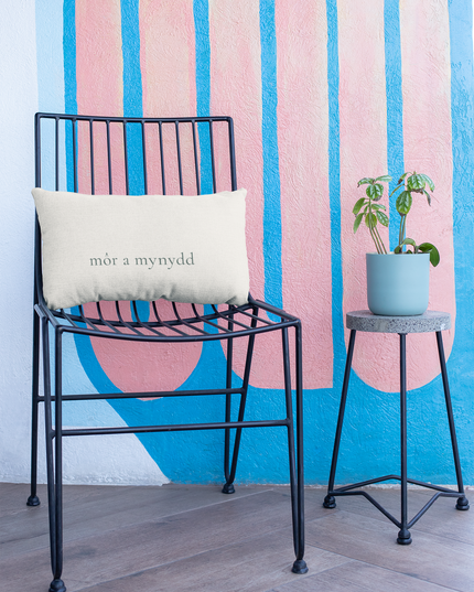 Môr a Mynydd Cushion