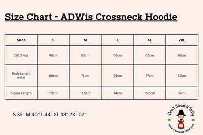 #diolchgar Premium Cross-neck Hoodie