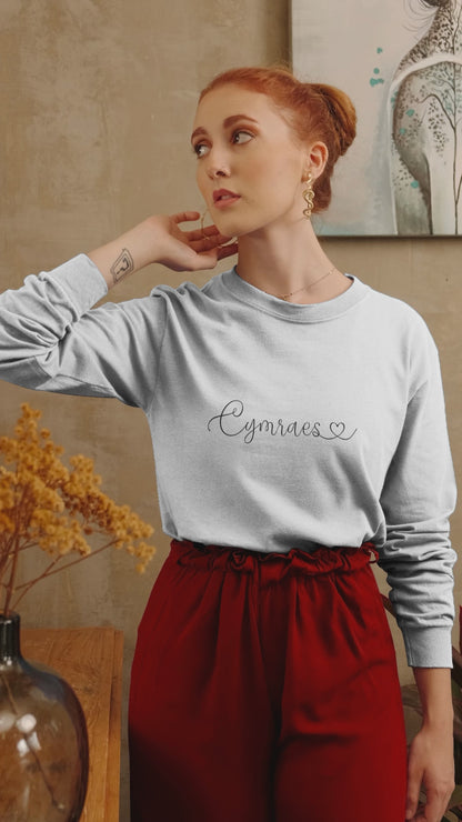 Cymraes Heart Sweatshirt