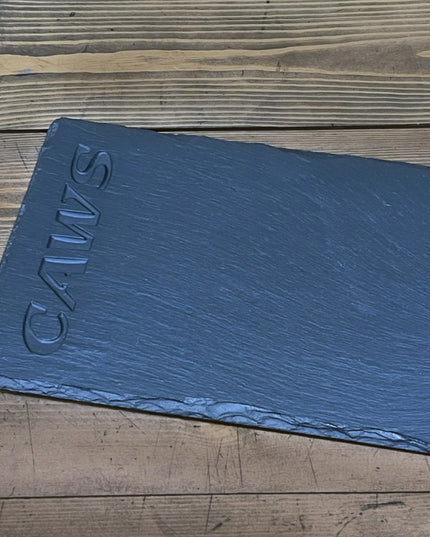 CAWS Engraved Slate Serving Board