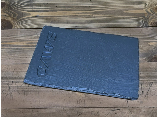 CAWS Engraved Slate Serving Board