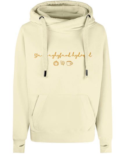 Yn Fy Nghyfnod Hydrefol Embroidered Hoodie