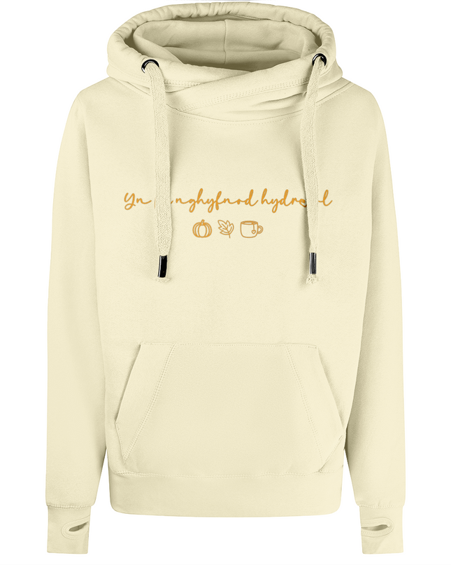 Yn Fy Nghyfnod Hydrefol Embroidered Hoodie