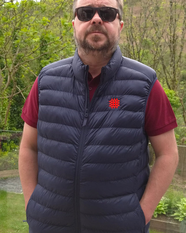 Gwead Men's Embroidered Bodywarmer