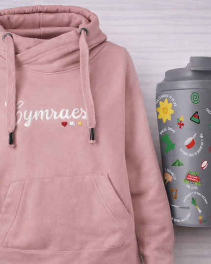 Cymraes Everyday Set | Welsh Hoodie & Cup Gift Set