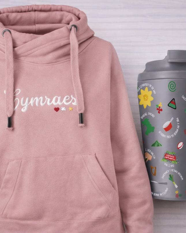 Cymraes Everyday Set | Welsh Hoodie & Cup Gift Set
