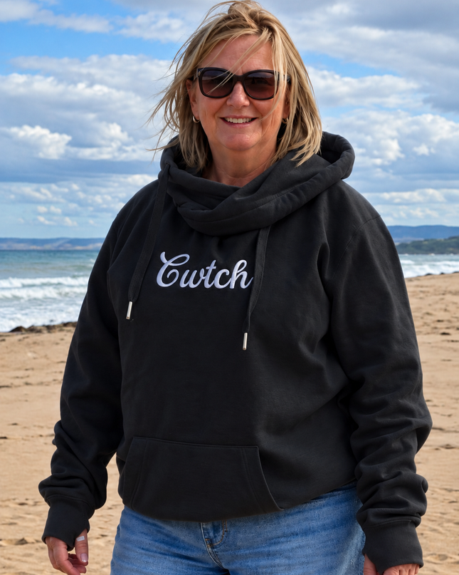 Cwtch Premium Cross-neck Hoodie