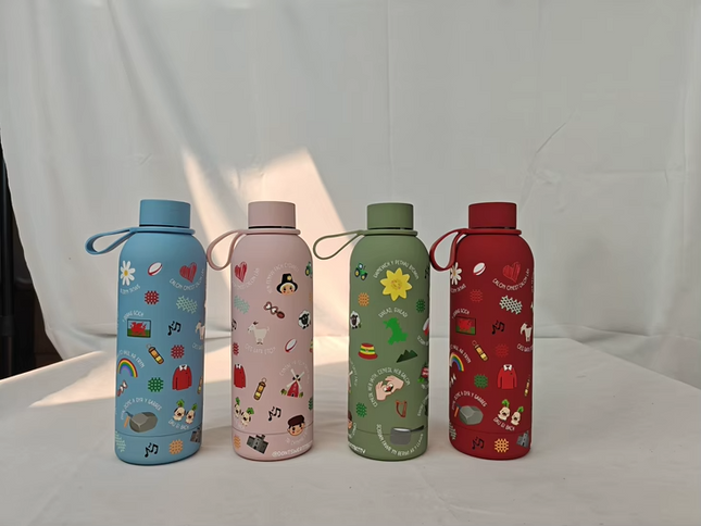 Lliwiau Cymru Stainless Steel Water Bottle