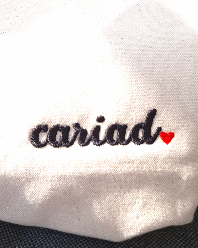Cariad Oversized Embroidered Tote