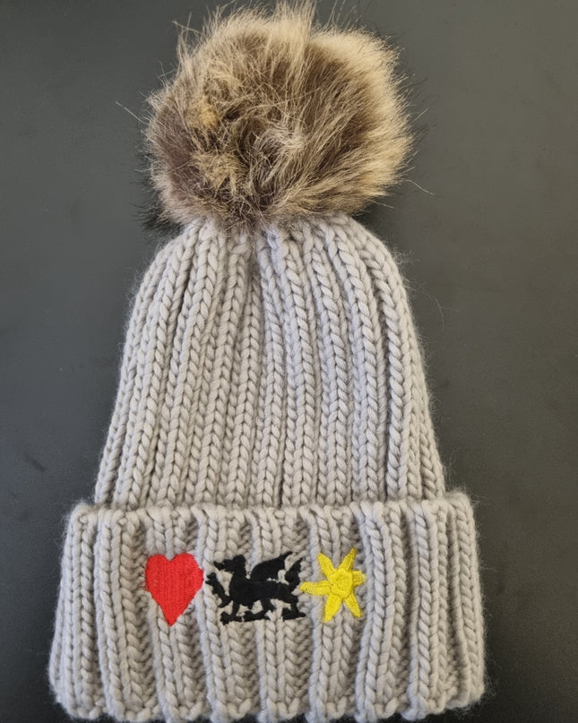 Cymru Embroidered Beanie Hat