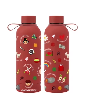 Potel Dŵr Dur Di-staen Lliwiau Cymru – 750ml