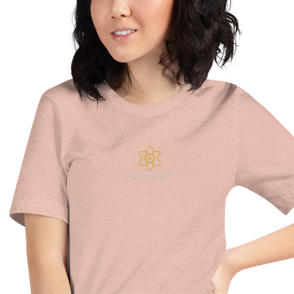 Dydd Gwyl Dewi Daff Womens embroidered t-shirt