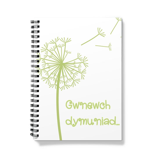 Gwnewch dymuniad Notebook